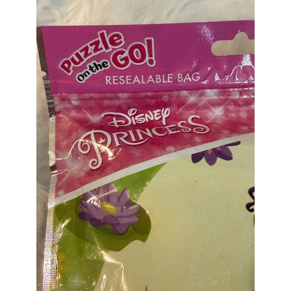 Disney Princess Tiana Puzzle on the Go 48 Piece Resealable Bag Cardinal New